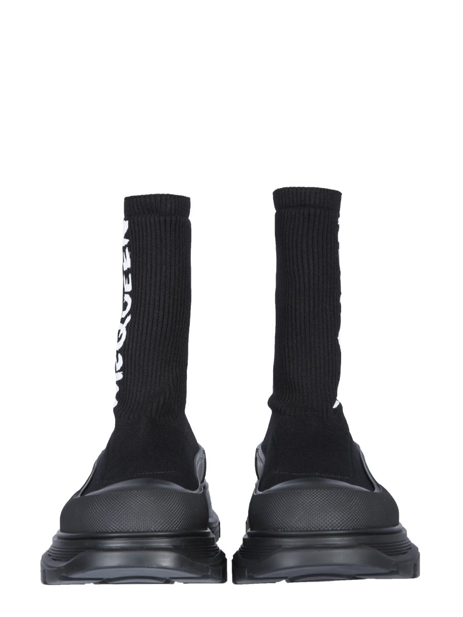 Alexander McQueen premium boots & booties detail and craftsmanship close-up