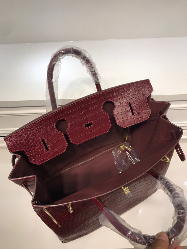 Close-up detail of sophisticated bag design