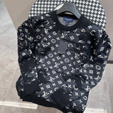 Back view of Louis Vuitton luxury clothing with everyday silhouette