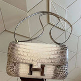 Close-up detail of elegant bag design