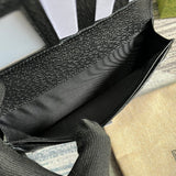 Side profile of chic everyday-luxe women's handbag – women's statement bag