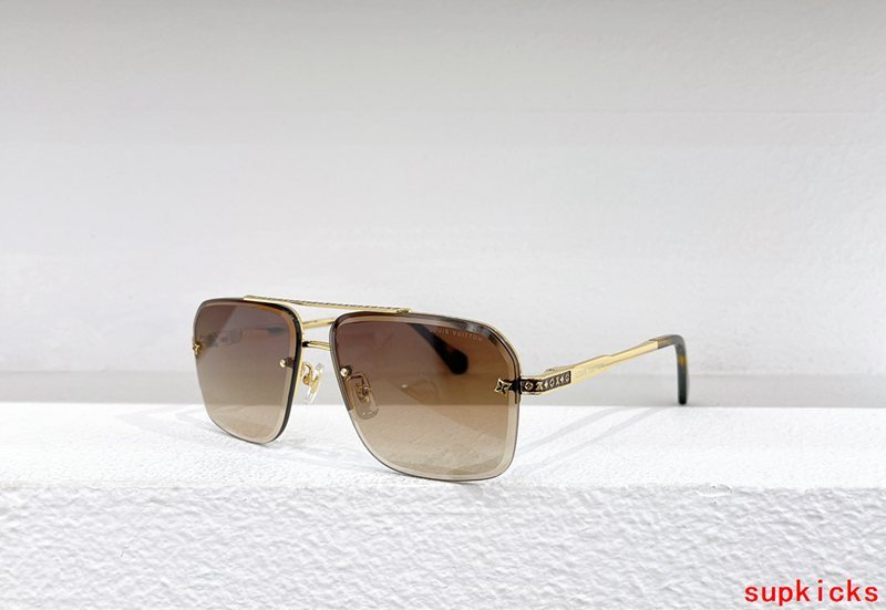 Front view of Louis Vuitton unisex sunglasses