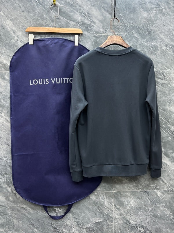Side profile of Louis Vuitton luxury clothing with tailored silhouette
