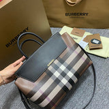 Elegant Premium PU Leather Handbag - Modern Structured Build | Women's Designer-Inspired Purse #1123 - side angle view (image 2) of designer-inspired handbag