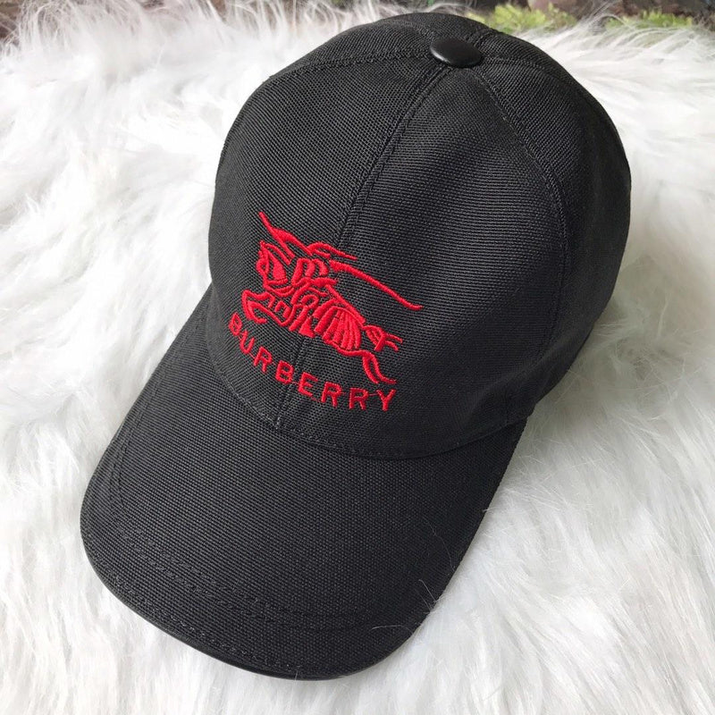 Side view of Burberry unisex cap