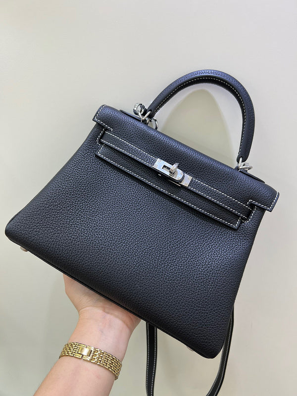 Polished bag shown from front angle