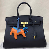 Close-up detail of refined bag design