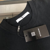 Flat lay presentation of Givenchy luxury clothing with relaxed-fit cut