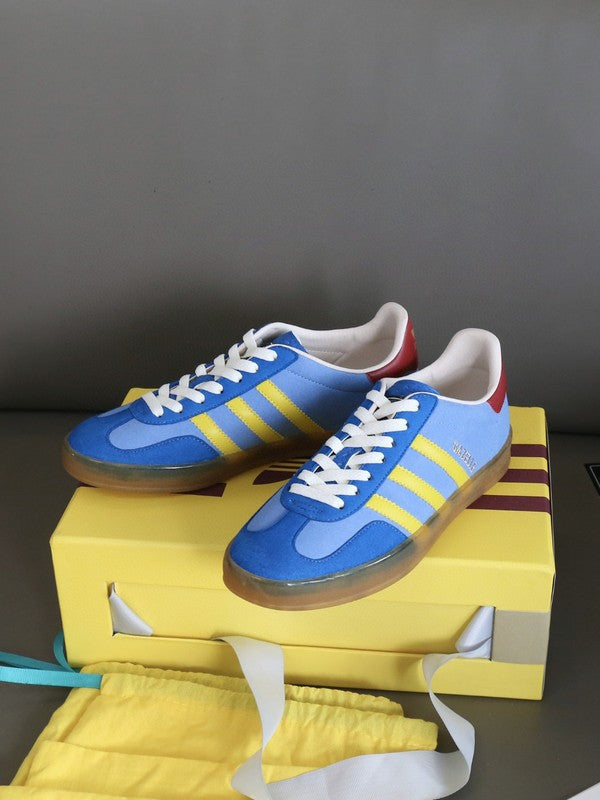 Gucci all-black luxury sneakers view 4 retro runner design