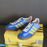 Gucci all-black luxury sneakers view 4 retro runner design