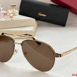 Side view of Cartier unisex sunglasses