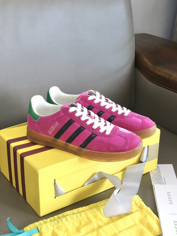 Gucci bold contrast luxury sneakers view 9 minimalist modern build