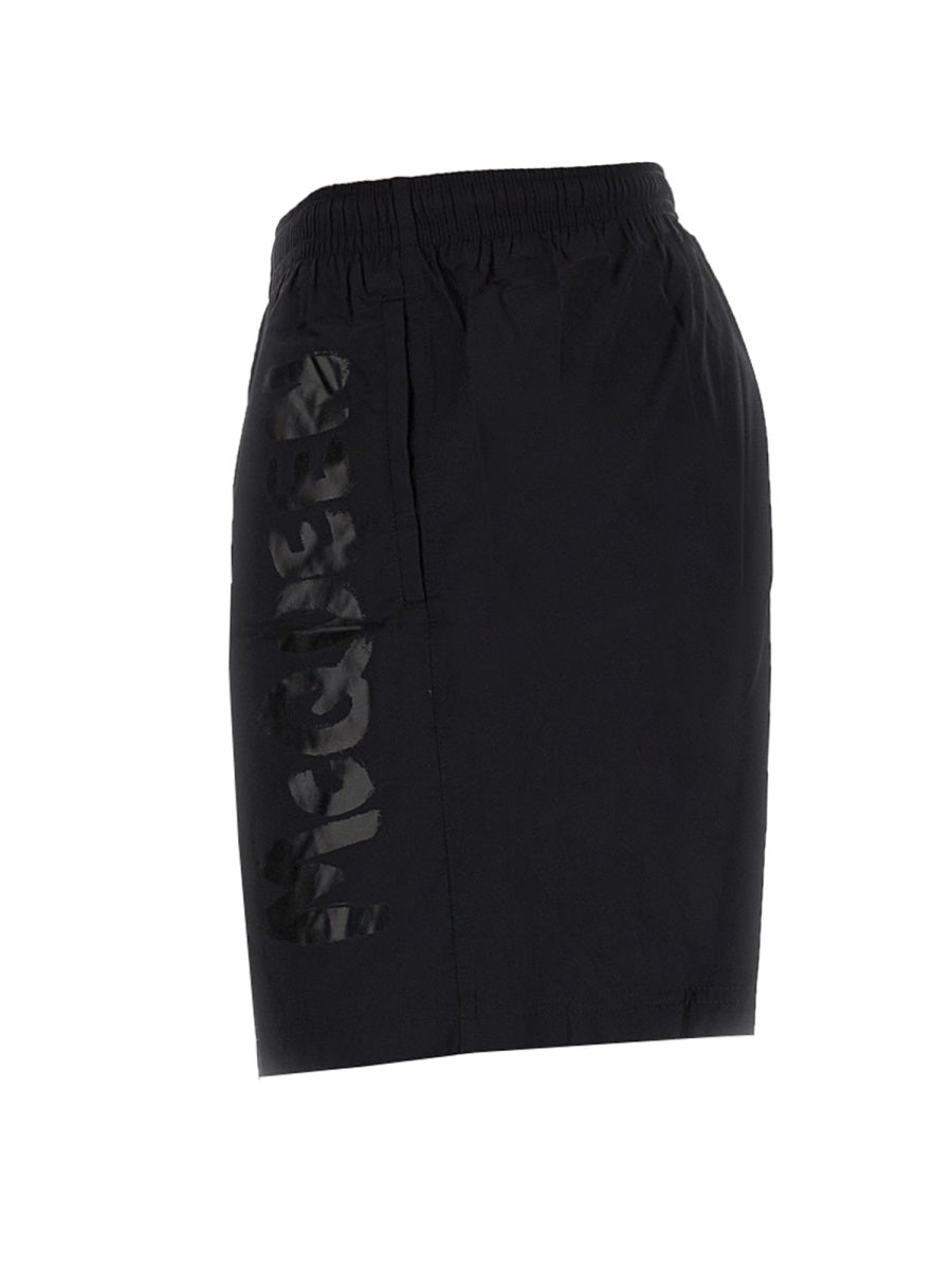 Alexander McQueen Accessories? Alexander Mcqueen Men Graffiti Logo Swimsuit Luxury Designer Fashion Accessory