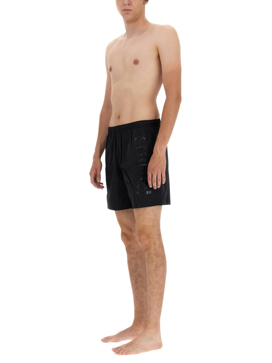 Alexander McQueen Accessories? Alexander Mcqueen Men Graffiti Logo Swimsuit Luxury Designer Fashion Accessory