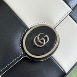 Handle and strap detail of refined statement women's handbag – women's premium purse