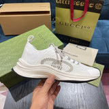 Gucci fresh white-and-black luxury sneakers view 6 minimalist modern build