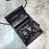 Bold Vegan Leather Handbag - Understated Luxury Look | Women's Statement Accessory #207 - back view (image 4) of designer-inspired handbag