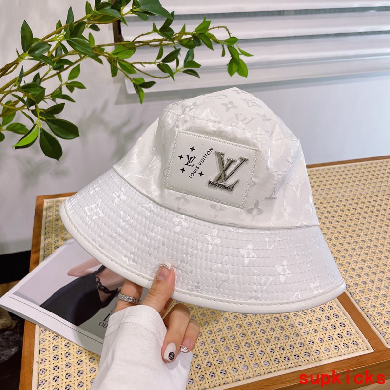 Close-up detail view of Louis Vuitton unisex cap