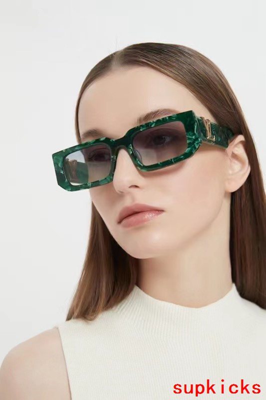 Side view of Louis Vuitton unisex sunglasses