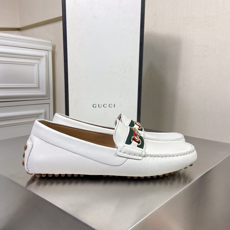 Gucci crisp white luxury sneakers view 10 cushioned comfort fit