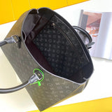 Top view of premium sleek women's handbag – women's statement bag