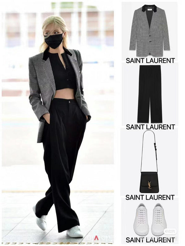 Saint Laurent shoes front view designer style