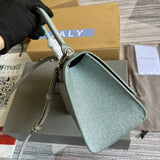 Timeless Faux Leather Handbag - Everyday Elegance | Women's Statement Accessory #302 - back view (image 4) of designer-inspired handbag