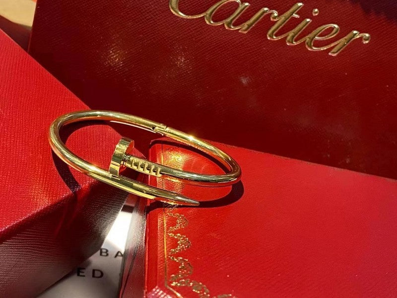 Side view of Cartier unisex jewelry piece