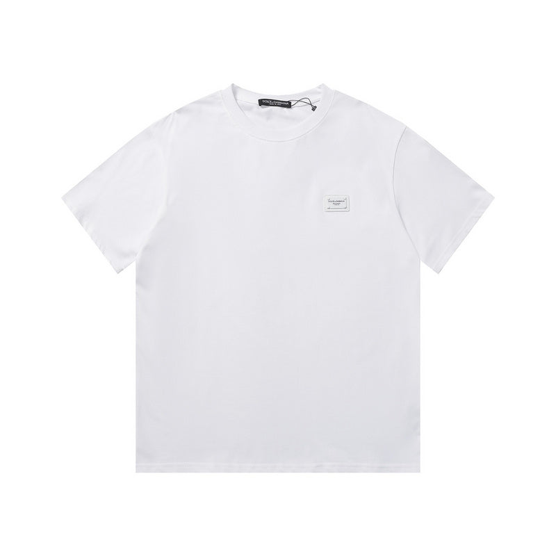 Front view of Polo cotton polo shirt with monogram-inspired silhouette