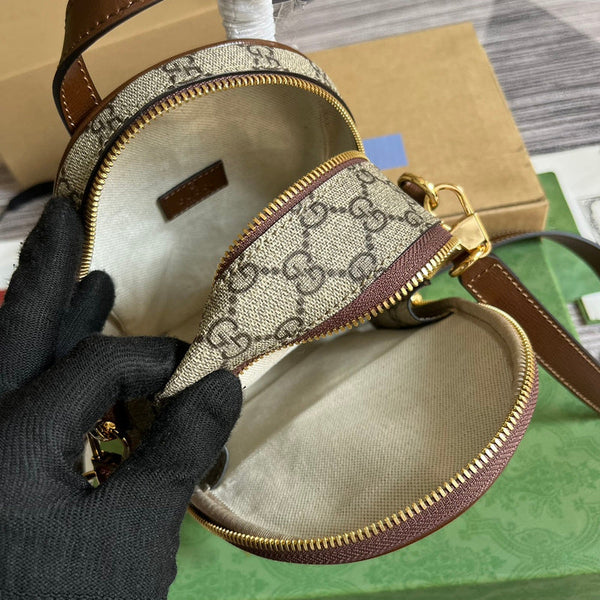 Close-up detail of balanced bag design