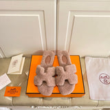 Hermès Grey Espadrille Wedge Sandals - Side Profile View