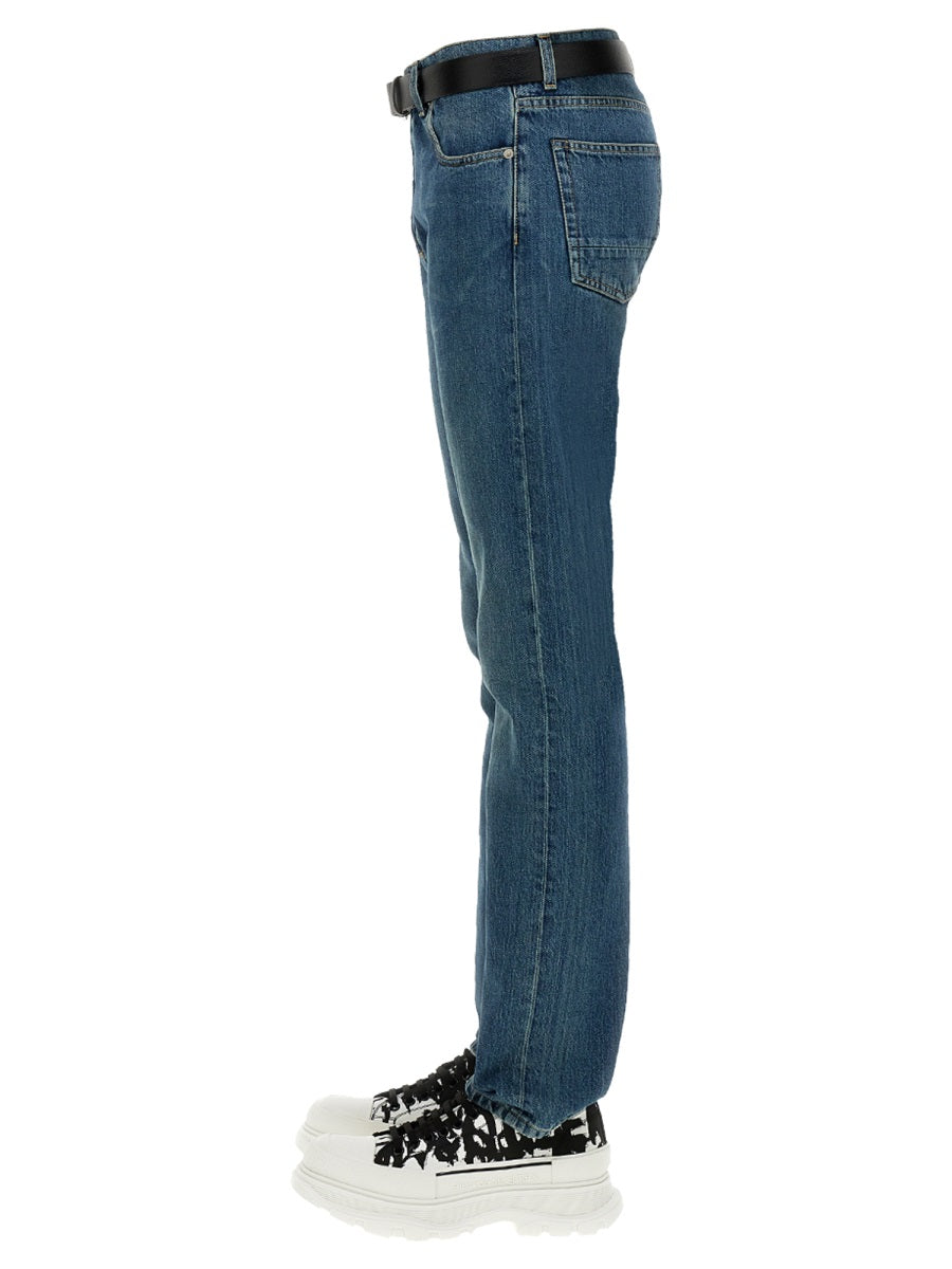 Alexander McQueen pants side profile designer luxury fashion