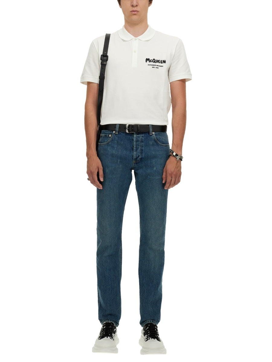 Alexander McQueen premium pants detail and craftsmanship close-up