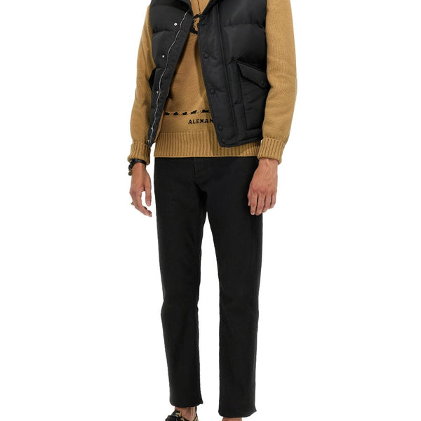 Alexander McQueen premium vests detail and craftsmanship close-up