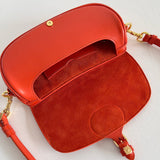 Back view of premium sleek women's handbag – women's luxury accessory