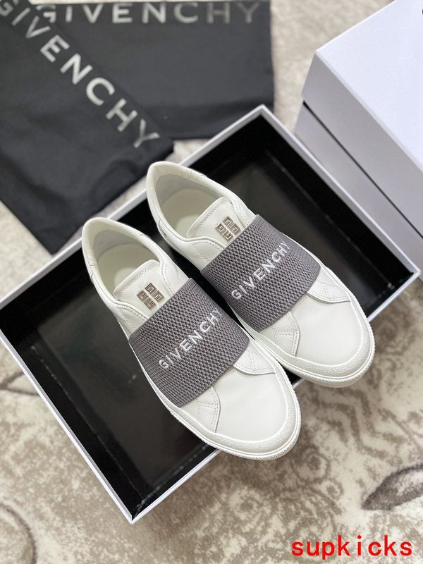 Givenchy Nude Slip-On Sneakers - Heel Detail View