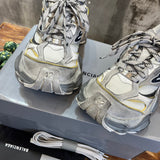 Balenciaga White Combat Boots - Detail Shot of Craftsmanship
