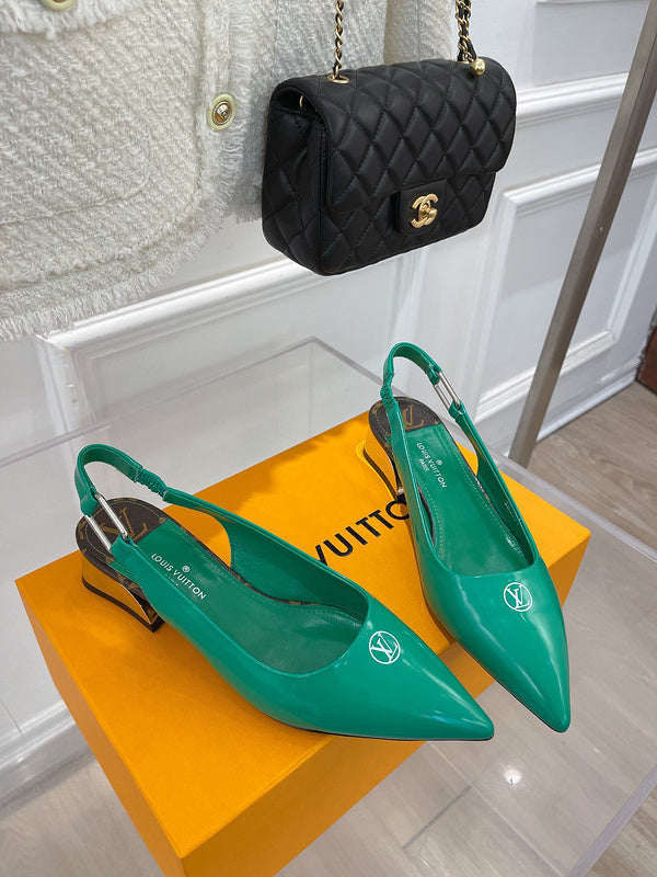Louis Vuitton shoes Style 427 - front view, premium leather craftsmanship