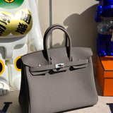 Polished bag shown from front angle