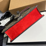 Top view of signature statement women's handbag – women's luxury handbag