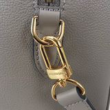 Handle and strap detail of chic structured women's handbag – women's premium purse