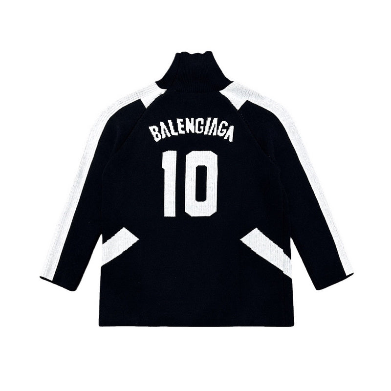 Close-up of Balenciaga designer clothing craftsmanship