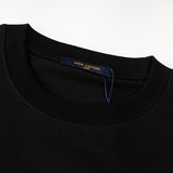 Flat lay presentation of Louis Vuitton cotton t-shirt with contemporary cut