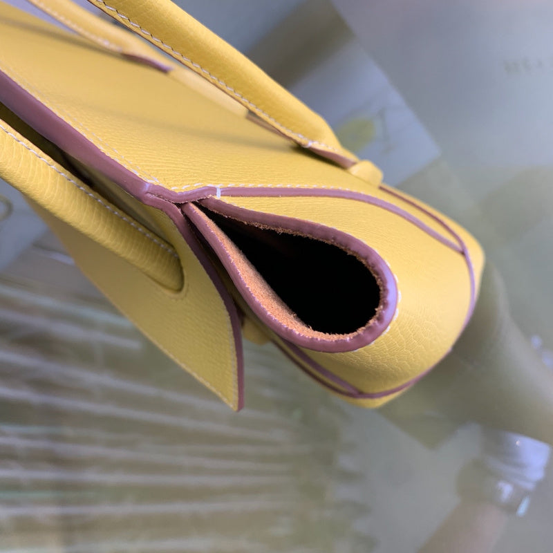 Structured Vegan Leather Handbag - Chic Everyday Appeal | Women's Designer-Inspired Purse #1754 - texture close-up (image 9) of designer-inspired handbag