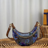 Side profile of statement sleek women's handbag – women's everyday handbag