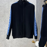 Side profile of Louis Vuitton luxury clothing with runway-inspired design