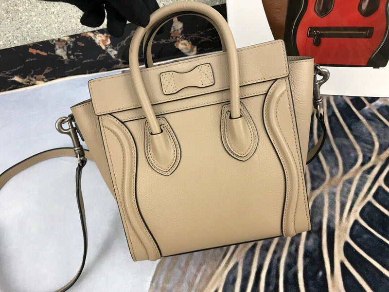 Front view of premium polished women's handbag – women's luxury accessory