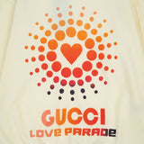 Flat lay presentation of Gucci luxury clothing with streetwear-inspired cut