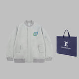 Front view of Louis Vuitton luxury clothing with everyday silhouette