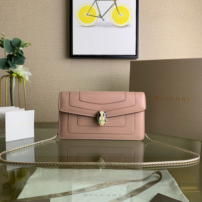 Sophisticated Faux Leather Handbag - Polished Finish | Women's Luxury Handbag #1670 - front view (image 1) of designer-inspired handbag